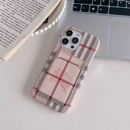 皮製 Burberryスマホケースiphone16 16pro 16promaxケースブランド バーバリーカード収納チェック柄ブランドロゴSC23062130