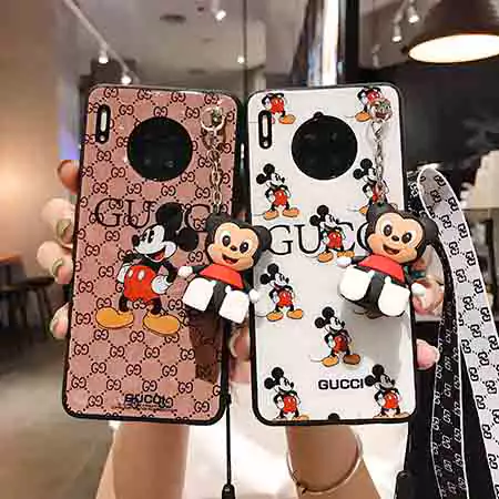 超かわいい ミッキーHuawei P30 Proグッチケース女性に人気Galaxy S10/S9グッチGucci スマホケースSC2051835