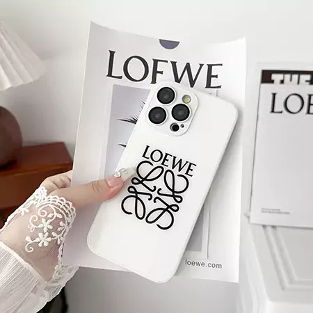 ブランドロエベiphone16/16pro/16pro max ケースガラス 可愛い おしゃれLoewe スマホケース 6カラーSC24070933