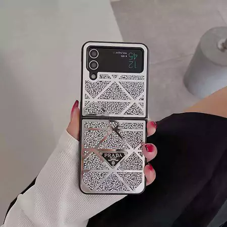 prada ギャラクシー ZFlip3 スマホケース