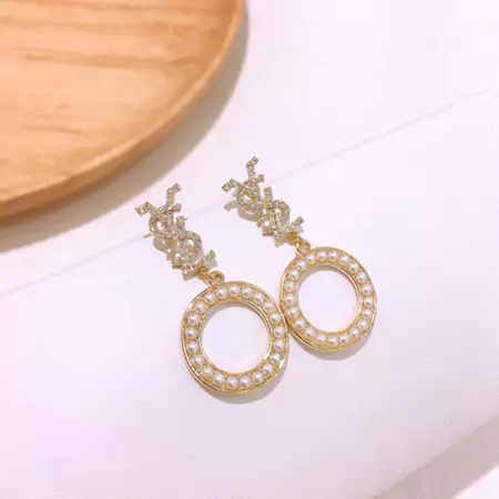 YSL ピアス サークル 丸い