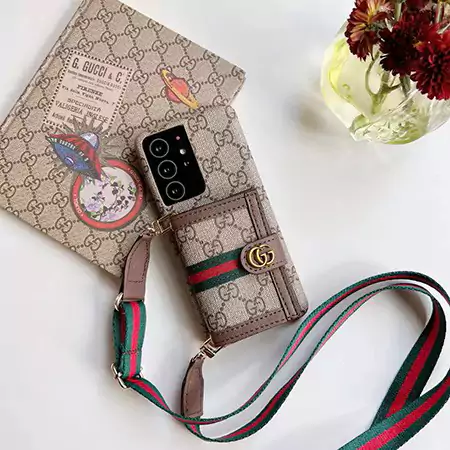 グッチ 首掛け galaxy s24プラスケース 売れ筋 gucci 金属ロゴ付き galaxys 24ultra携帯ケース オシャレ 皮製 galaxy s23 plusカバー 合わせSC22101221