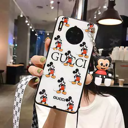 超かわいい ミッキーHuawei P30 Proグッチケース女性に人気Galaxy S10/S9グッチGucci スマホケースSC2051835