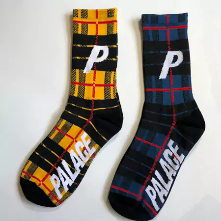 Palace ロゴマーク ソックス