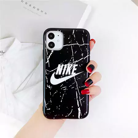 Nike iphone12/12pro携帯ケース ロゴ付きカバーnike アイホン11Pro/11Promax/11 白黒 SC21032338