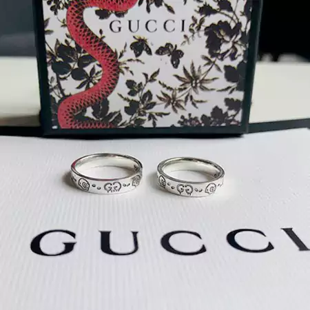 Gucci Ghost 指輪 純銀 シルバー