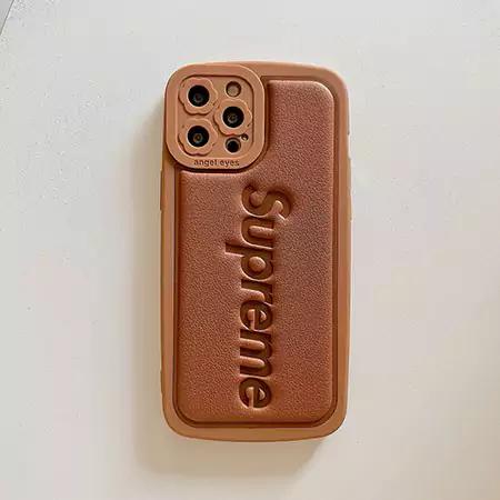 supreme ブランド iphone 16plus/16pro携帯ケース 3D立体シュプリーム レザー耐衝撃性 型押しケース SC22083108|スーパー コピー 安全 な サイト