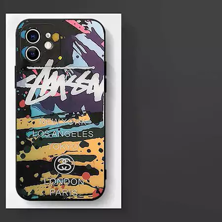 ブランド ステューシー/Stussy iPhone 16 Pro Max ケース 薄型 ソフトシリコン製 グラフィティデザイン 面白い スポーティなスタイル