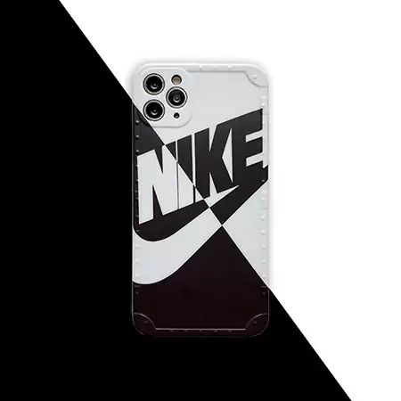 運動風ナイキiphone16/15/14/13ケース ポリエチレン 薄型 白黒 接合する お洒落 ブランド Nikeスマホケースファッション男女兼用送料無料SC21032354