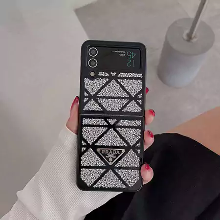 prada ギャラクシー ZFlip3 スマホケース