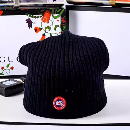 Canada Goose ブランド柄 Knit cap