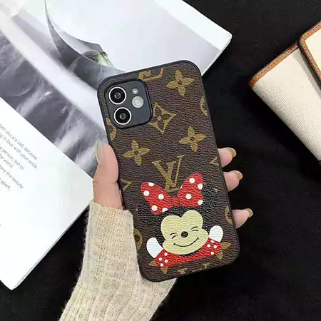 ルイ ヴィトン×ディズニーコラボ iphone16/16pro ケース ドナルドダックジッ vuitton iphone16promaxケース アニメーション