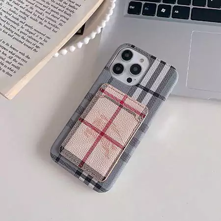 皮製 Burberryスマホケースiphone16 16pro 16promaxケースブランド バーバリーカード収納チェック柄ブランドロゴSC23062130