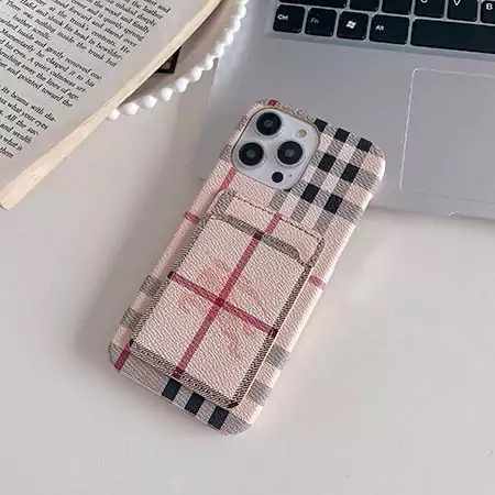 皮製 Burberryスマホケースiphone16 16pro 16promaxケースブランド バーバリーカード収納チェック柄ブランドロゴSC23062130