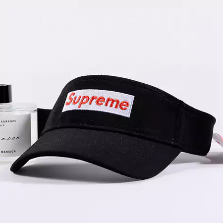 サンバイザー帽子 シュプリーム ブランド 帽子 スポーツ日差しキャップ Supreme UVカット サイクリング マラソン 春夏 速乾 釣り 山登り 男女兼用 ペアルック