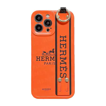 エルメス iphone16保護ケース 衝撃に強い Hermes オレンジ 全面保護 iphone16pro/15ケース hermesスマホケースSC22112302