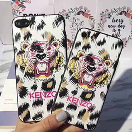 kenzo iphone16ケース 虎柄 ケンゾー パロディ 個性的 スマホケース 流行り 大人気