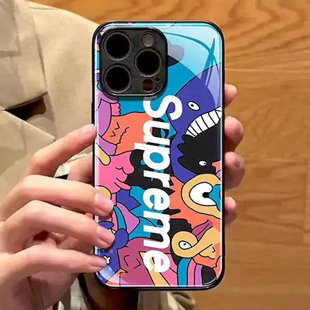 シュプリーム Supreme 風 iphone16/16pro/16plus/16pro max ケース ファッション  可愛い シュプリーム スマホケース SC24081428