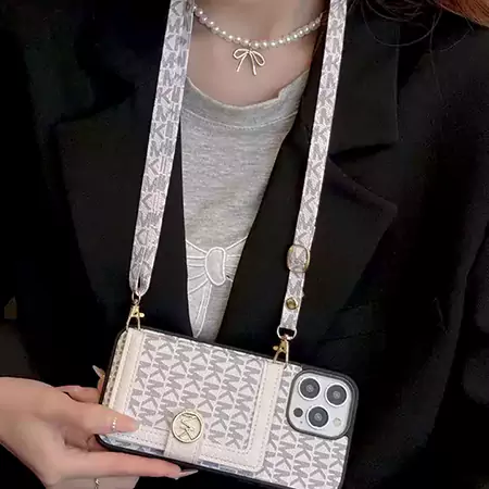 マイケルコース MK  カード 収納 チェーン 付き スマホケース iphone16 16promax ケース 女性 20 代 人気 マイケルコース MK  風 スマホケースSC24081432