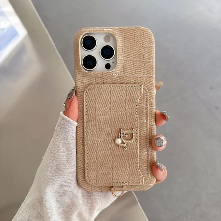 dior iphone17カバー カード収納