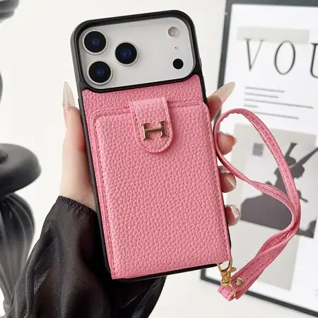 エルメス iphone17 proケース ストラップ付き