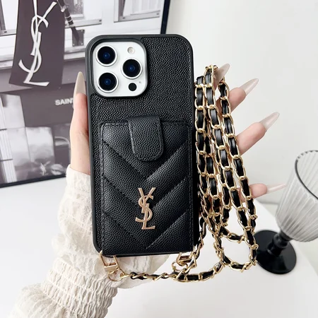 イヴサンローランiphone17ケース 斜めがけ