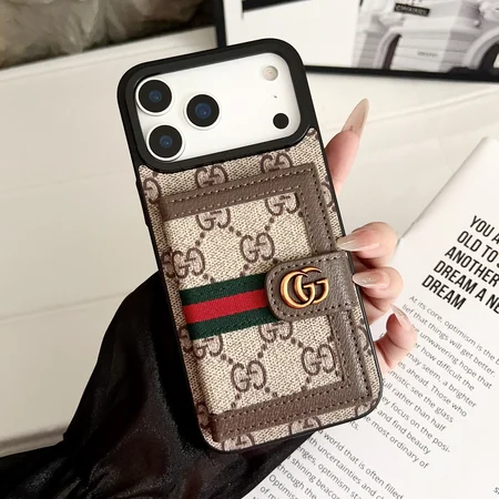 gucci iphone17レザーケース 多機能