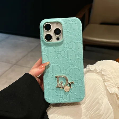 ディオールiphone17ケース 型押しロゴ