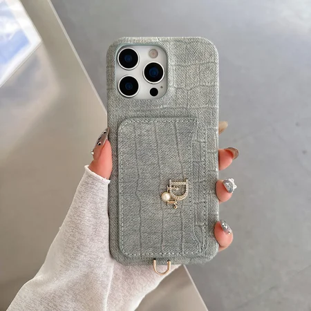 ディオールiphone17proケース デニム