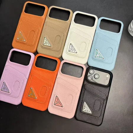 プラダiphone17proケース シュリンクレザー