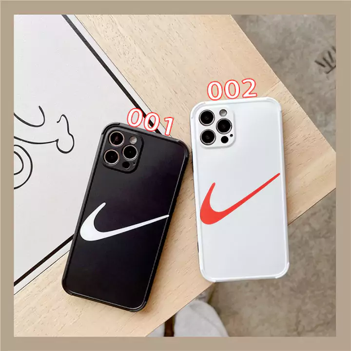 ナイキ iPhone12/12pro/12ProMax/11ケース スウッシュ  ロゴマーク Nike シンプル 運動風 カジュアル 銀 黒 オシャレ 男女兼用 おすすめSC21032318