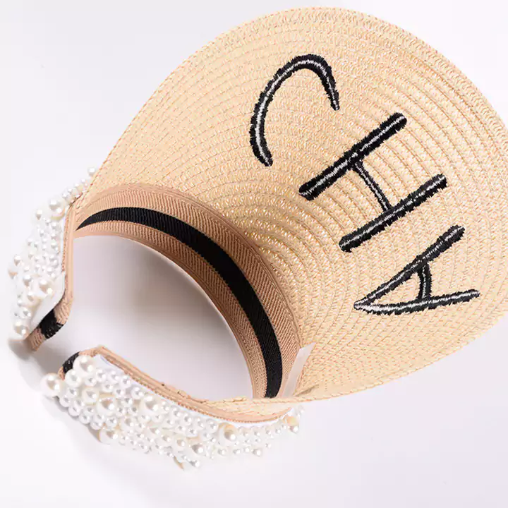 chanel straw hat