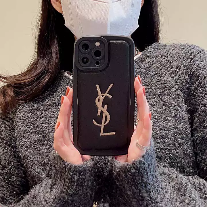 YSL iPhone16ケース 羊革製