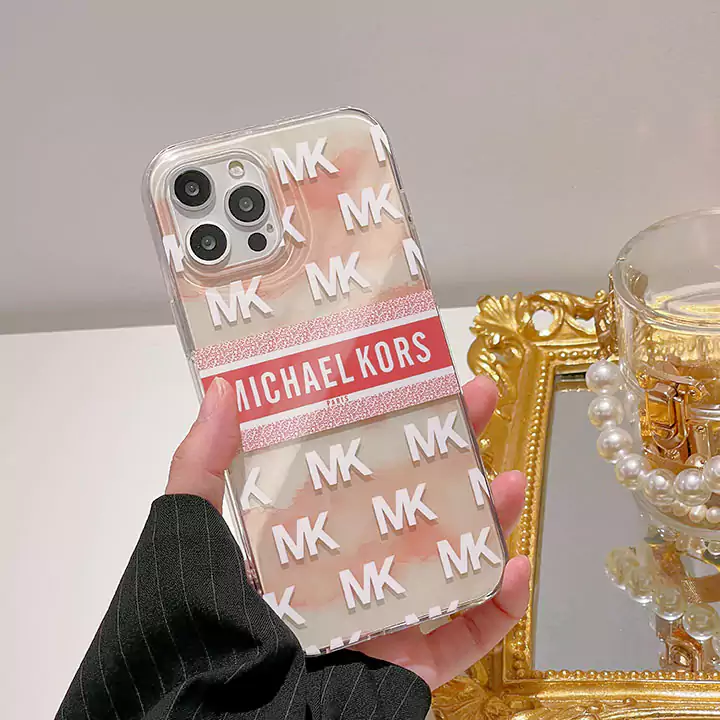 マイケルコース iPhone16/16ProMaxケース グラデーションシグネチャー柄 マイケル･コース ロゴプリントロゴプリント MICHAEL KORSマイケルコーススマホケース個性的 オシャレ 2色SC22083141