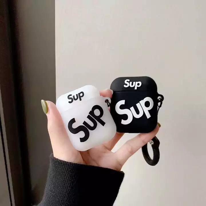 supreme airpods イヤフォンケース リング付き