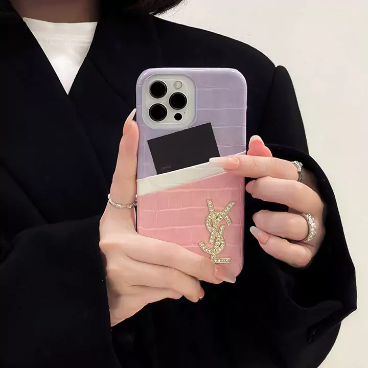 YSL iPhone16ケース 皮革製