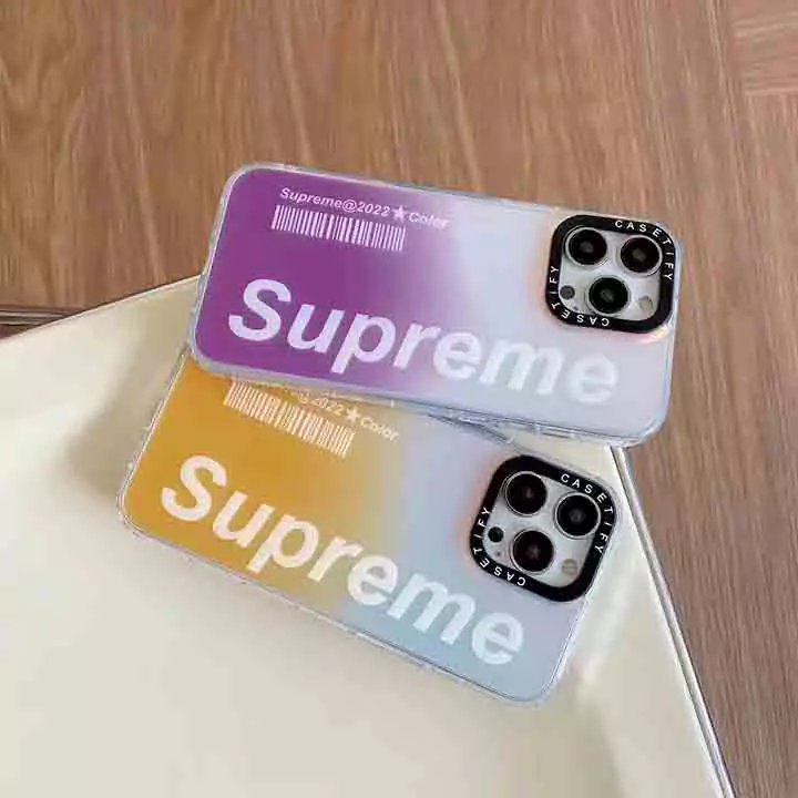 Supreme iphone16pro/16ケース半 透明