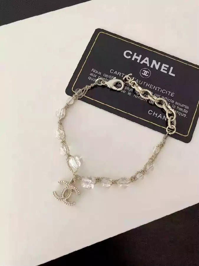 chanel バングル，シャネル 腕輪 女性 アクセサリー，CHANEL ブレスレット 高品質，手飾り 清楚系 クリスタル並べ