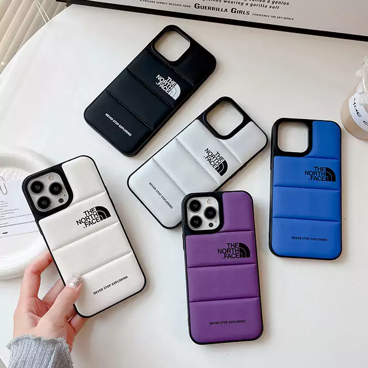 ブランド The North Face アイフォーン 16pro スマホケース ソフトゴーム 耐衝撃 ノース・フェイス iphone16ケース 可愛い 薄型