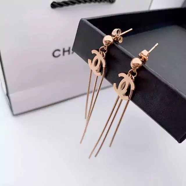 シャネル CHANEL ピアス フリンジ