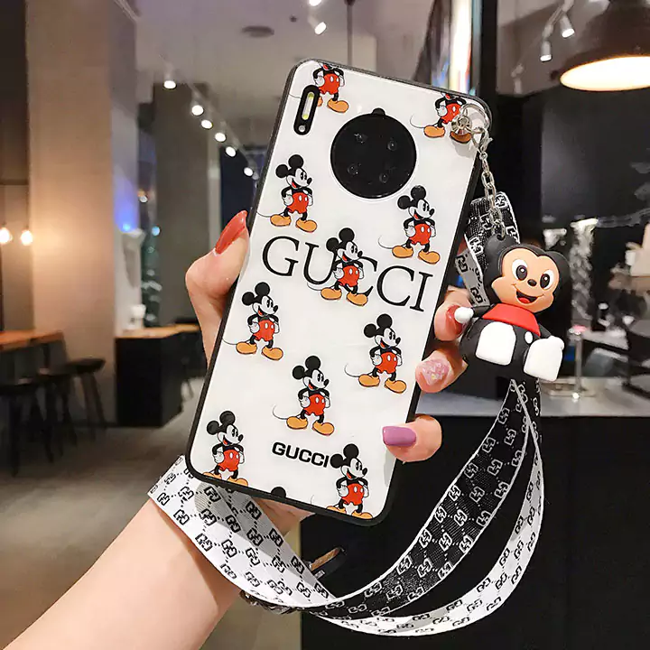 超かわいい ミッキーHuawei P30 Proグッチケース女性に人気Galaxy S10/S9グッチGucci スマホケースSC2051835