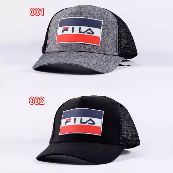 FILA ベースボールキャップ 英字デザイン