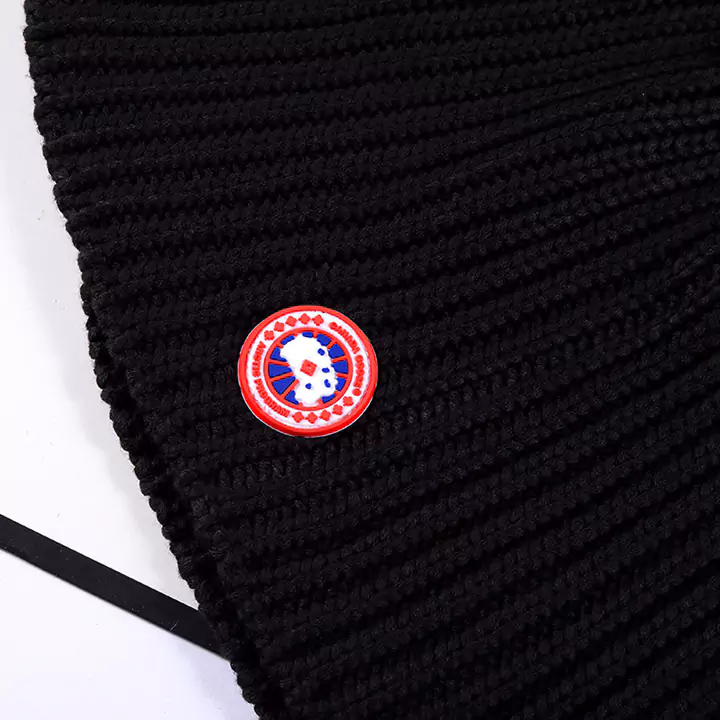 濃い色 簡約風 無地的 ストリート ビーニー Canada Goose