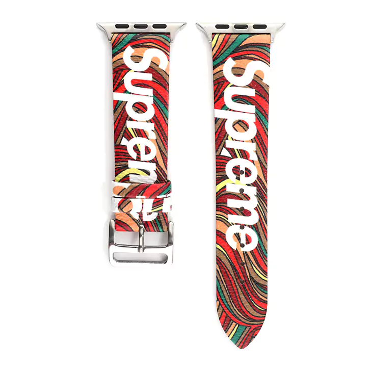 Supreme アップルウォッチ バンド 革