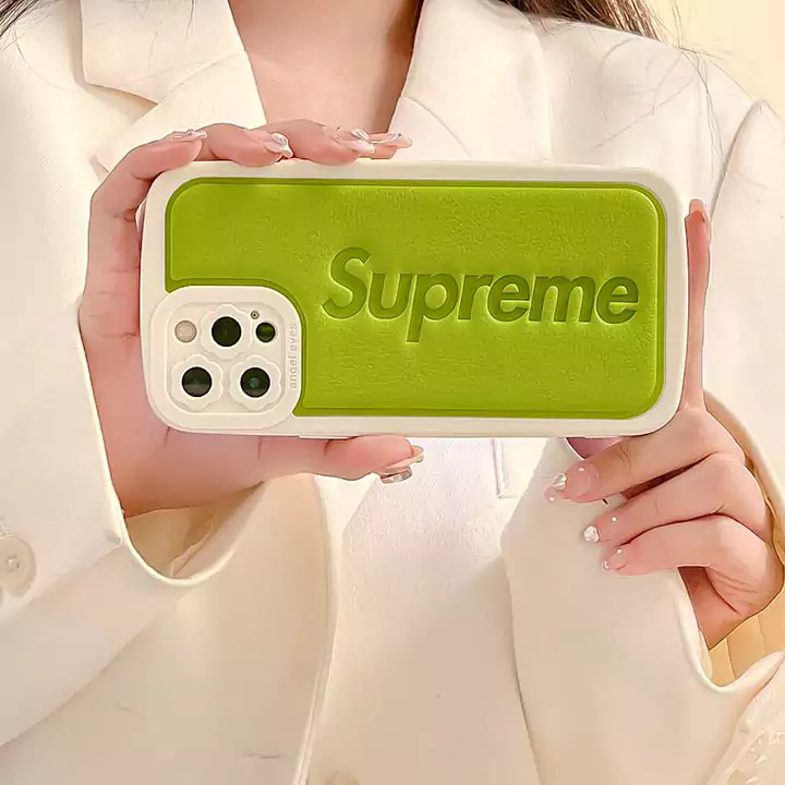 supreme ブランド iphone 16plus/16pro携帯ケース 3D立体シュプリーム レザー耐衝撃性 型押しケース SC22083108|スーパー コピー 安全 な サイト