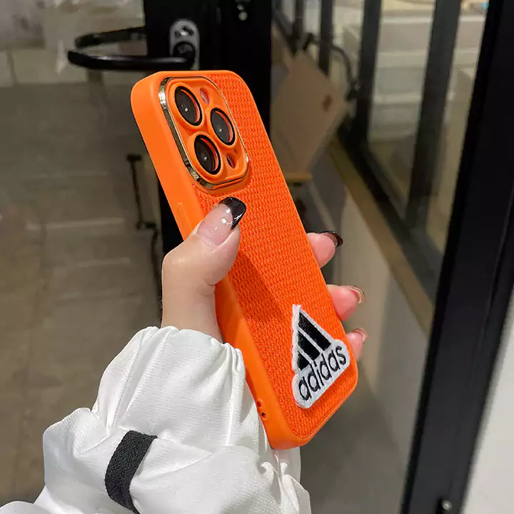  Adidas  スマホケース ブランドロゴ