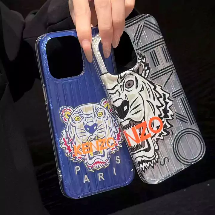 Kenzo ケンゾー iphone16/16pro/16 pro max/16 Plus ケース 虎柄 可愛い 高级