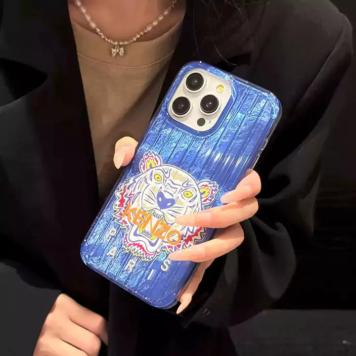 Kenzo ケンゾー iphone16/16pro/16 pro max/16 Plus ケース 虎柄 可愛い 高级