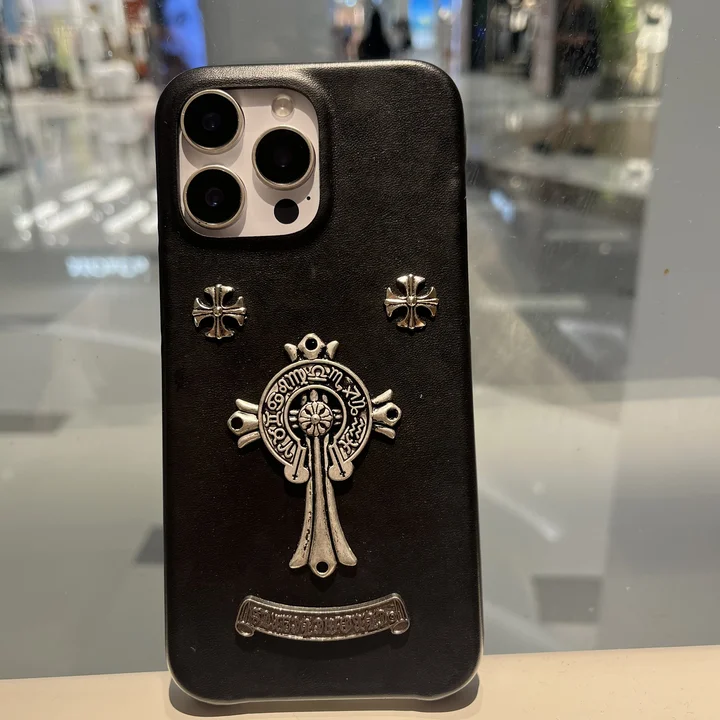 クロームハーツiphone17promaxケース アイコン付き