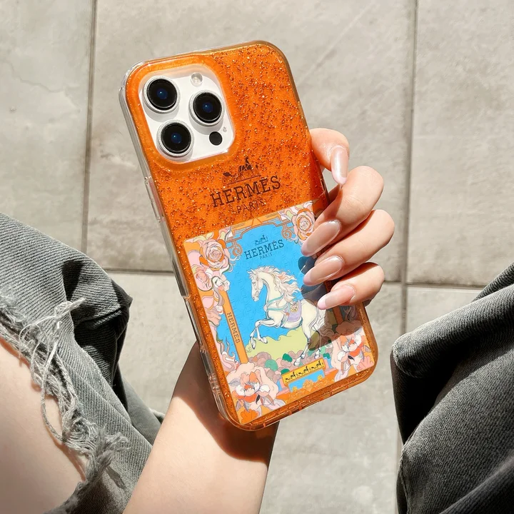 hermes iphone17グリッターケース